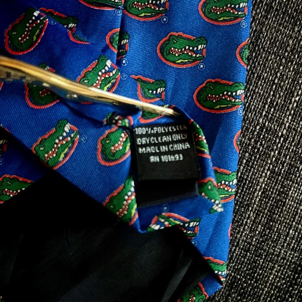 University of Florida Gators Tie Necktie Blue Green‎ Orange Collegiate 0215